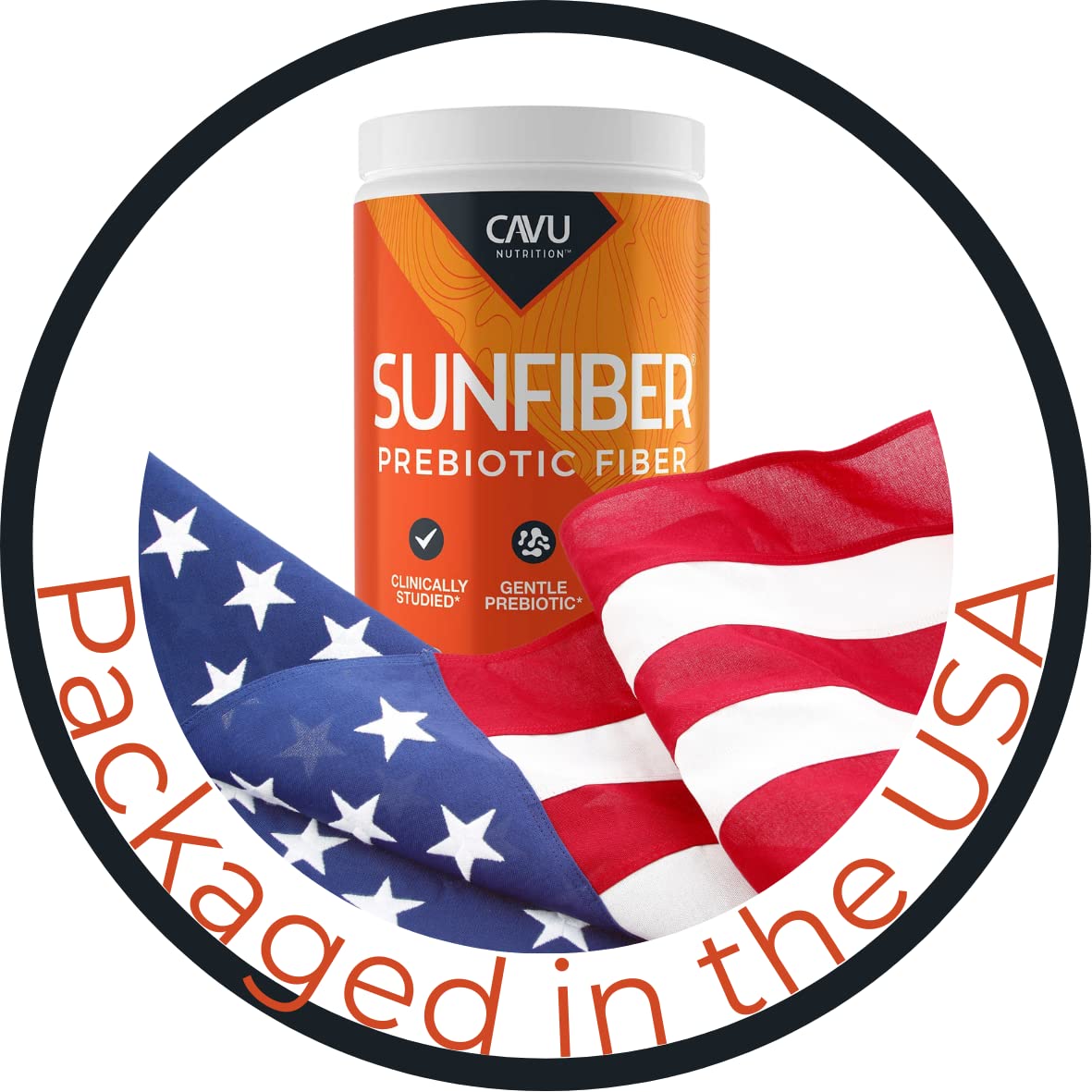 Morning routine scene with Sunfiber to support digestion during busy days.