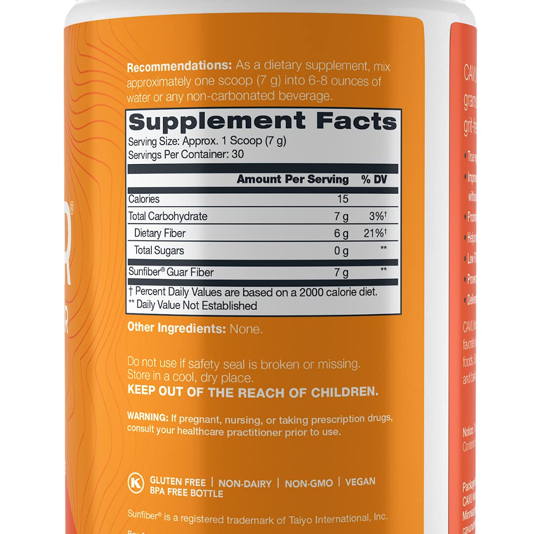 Sunfiber powder dissolving in water illustrating smooth mix and easy consumption.