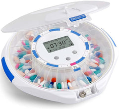 Visual and audio alerts help manage dosing without constant supervision.