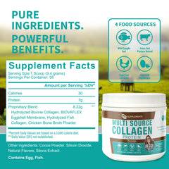 CB Supplements Multi Collagen Chocolate hot cocoa image for a tasty protein boost routine