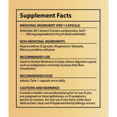 CBI Natural Artichoke 20:1 bottle on shelf suggesting long-term wellness.