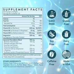 CCalthorvitana packaging highlights B2 B6 B12 magnesium CoQ10 on ingredients