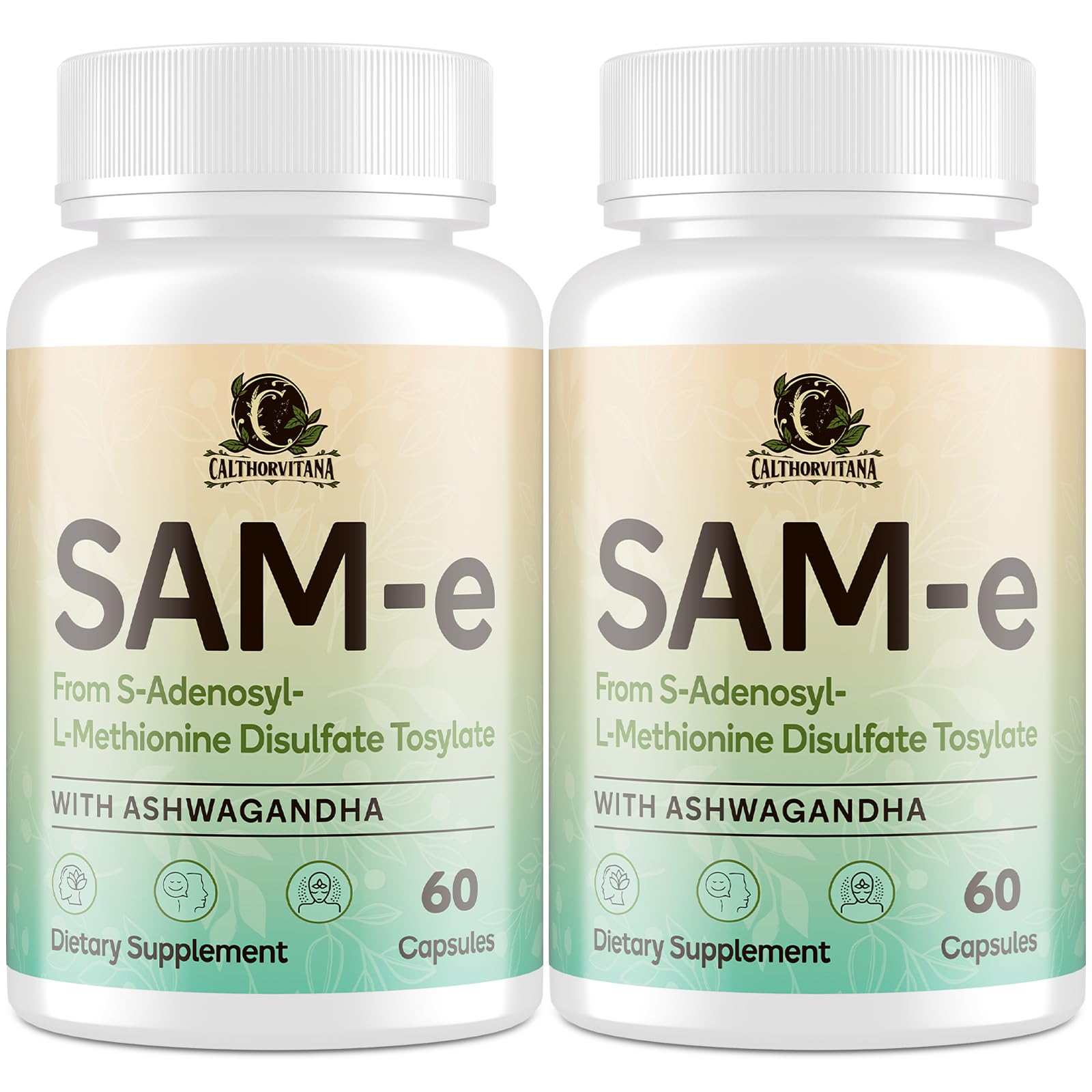C Calthorvitana SAM-e bottle for convenient daily wellness support.