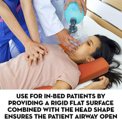 CCDXD CPR Board blue with recessed handles ideal for safe patient transfer.