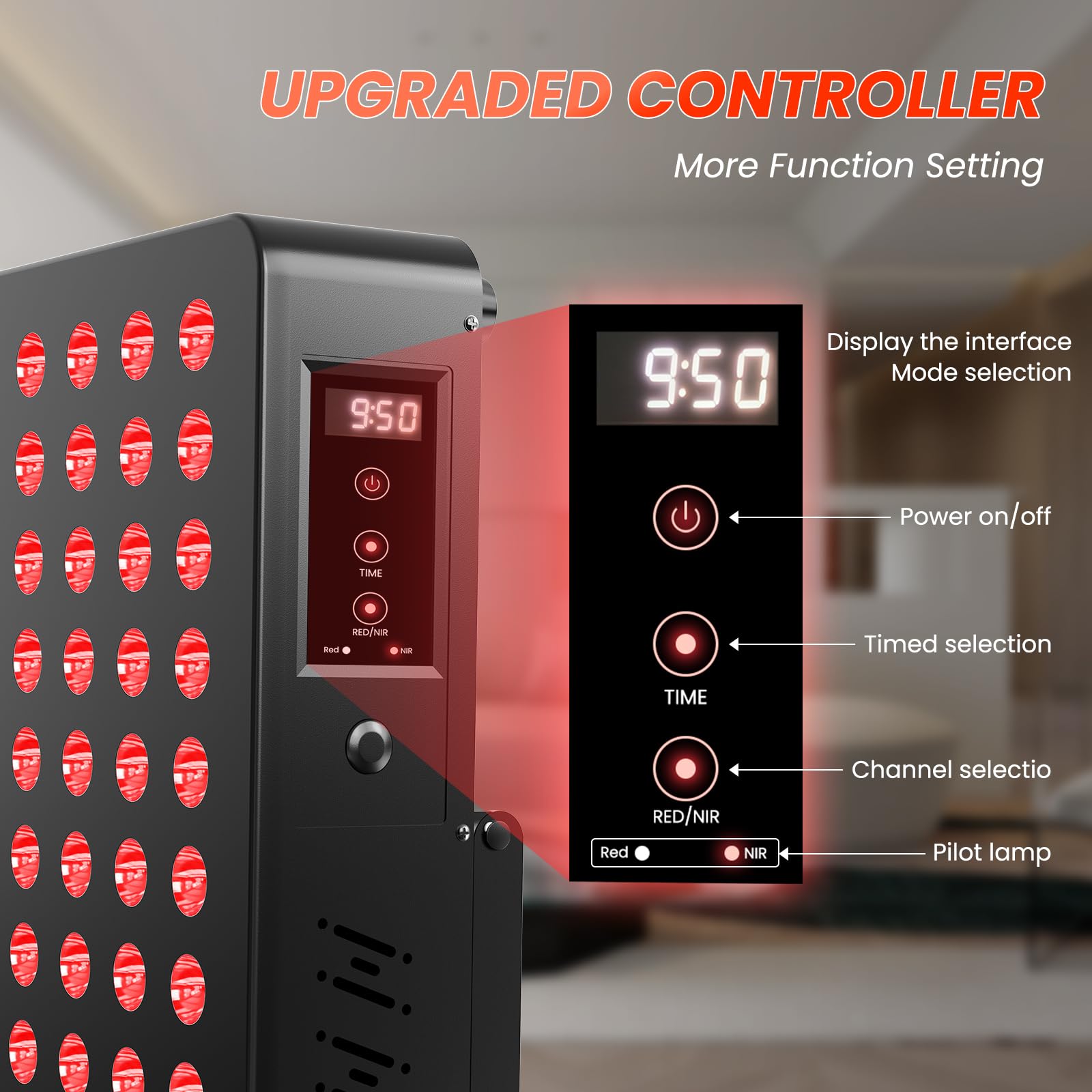 CCGIRU red and near infrared mode in use for flexible routines