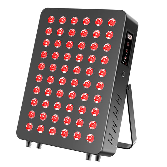 CCGIRU red light therapy panel front view showing dual wavelengths for home use