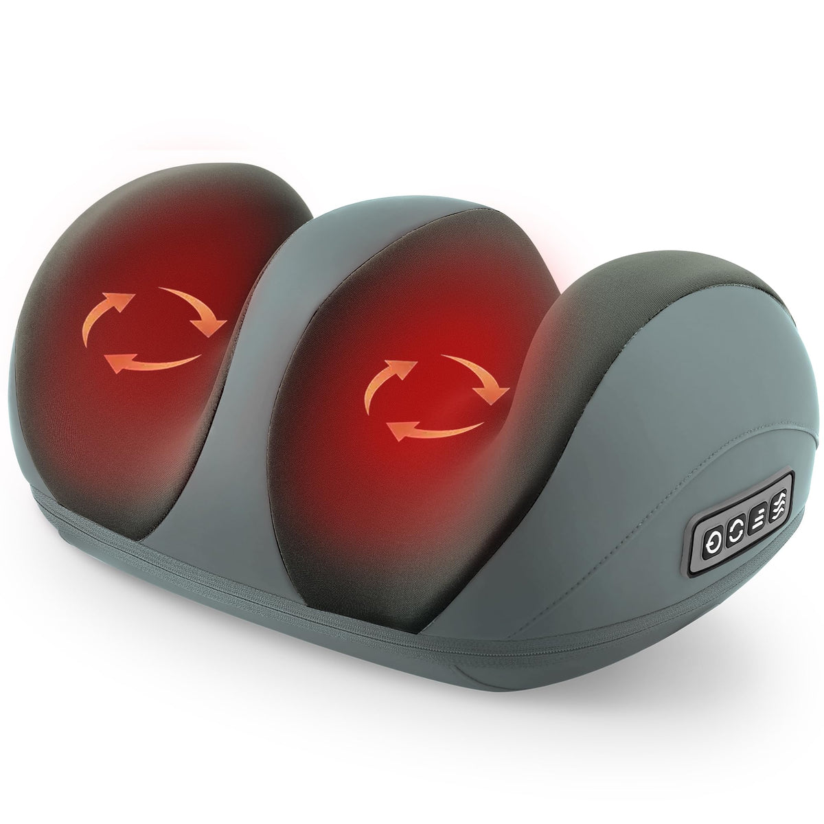 CCHYF foot massager front view with heat and kneading for tired feet.