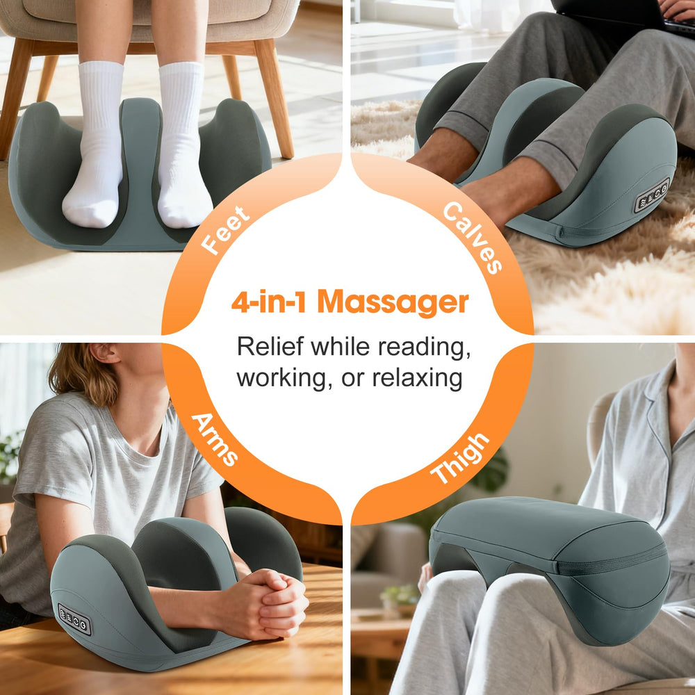 CCHYF foot massager roller action emphasizes deep kneading along arches.