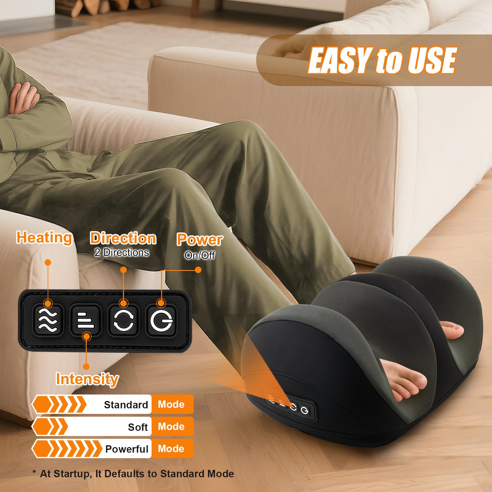 CCHYF massager highlighting improved circulation after workouts