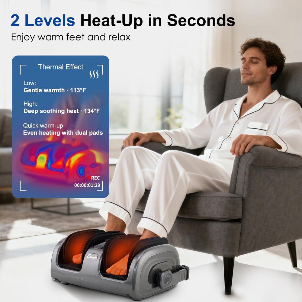 CCHYF Shiatsu foot massager 32 massage nodes for comprehensive foot relaxation