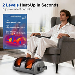 CCHYF Shiatsu foot massager 32 massage nodes for comprehensive foot relaxation