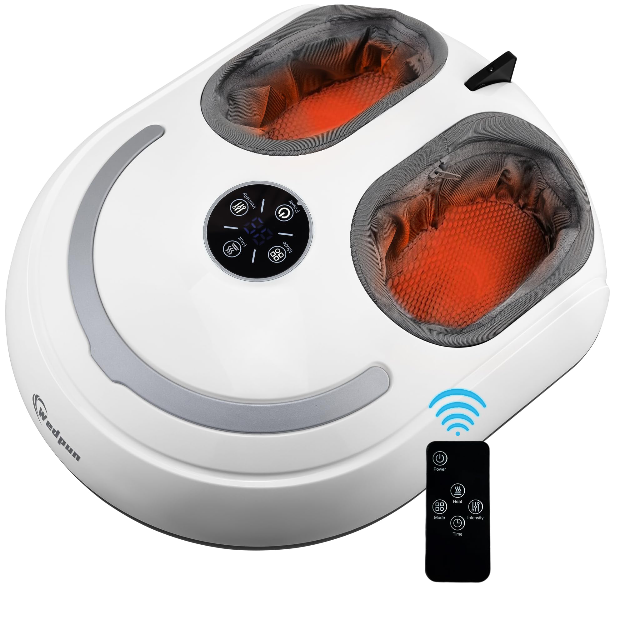 CCHYF Shiatsu foot massager front view showing compact design and control panel
