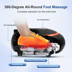 CCHYF Shiatsu Foot Massager side view ideal for home use and compact storage