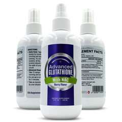 CCL Supplements liquid liposomal glutathione spray bottle for on the go.