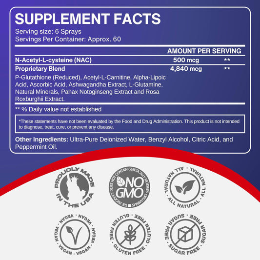 CCL Supplements liposomal glutathione spray dispensing shows convenient sublingual delivery.