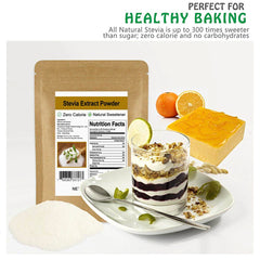 CCnature stevia powder enhances coffee and tea with natural sweetness.