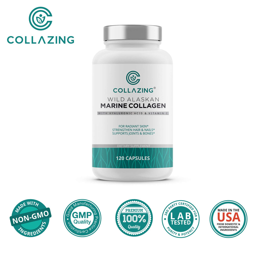 C COLLAZING amino acids glycine proline hydroxyproline support collagen structure.
