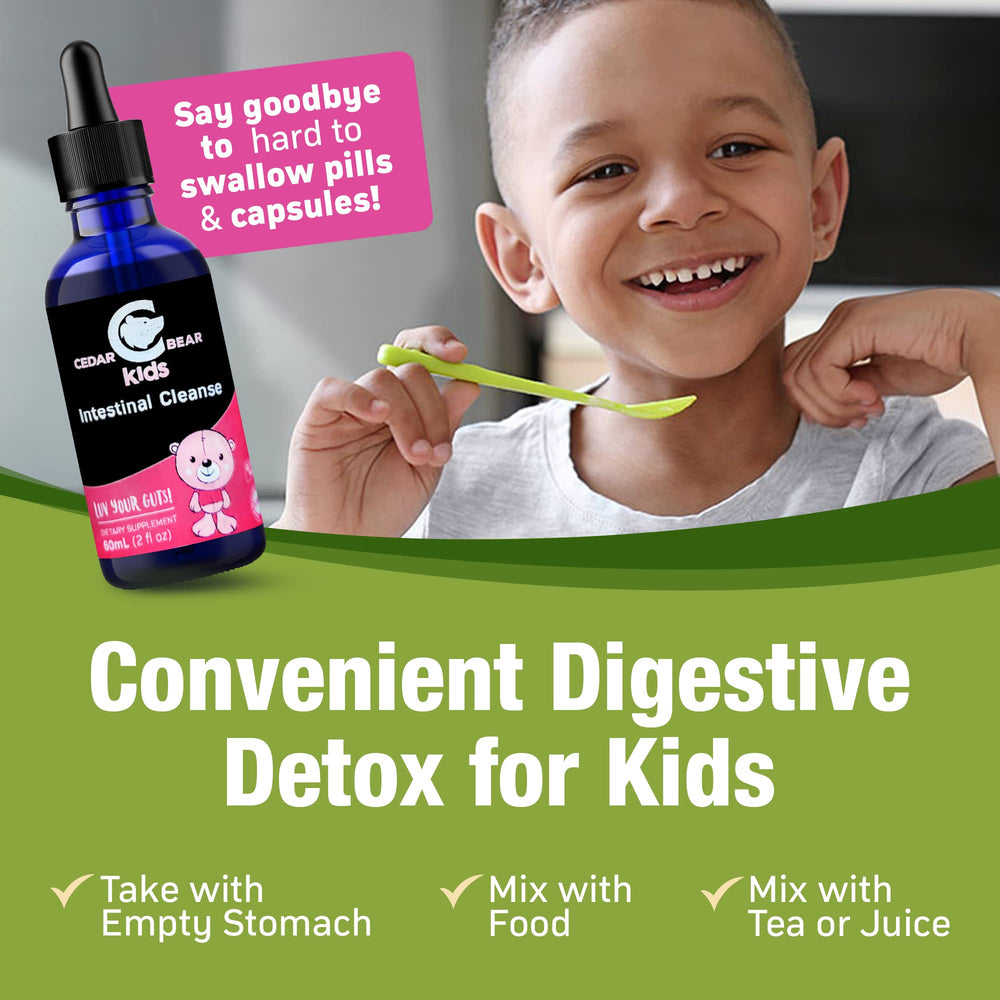 Cedar Bear alcohol-free detox for kids emphasizes a safe, non-alcoholic formula