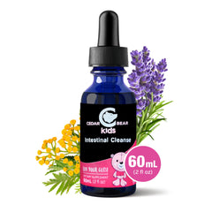 Cedar Bear easy dosing dropper demonstrates simple administration for children