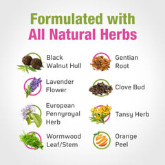 Cedar Bear natural ingredient blend featuring herbs for a gentle cleanse