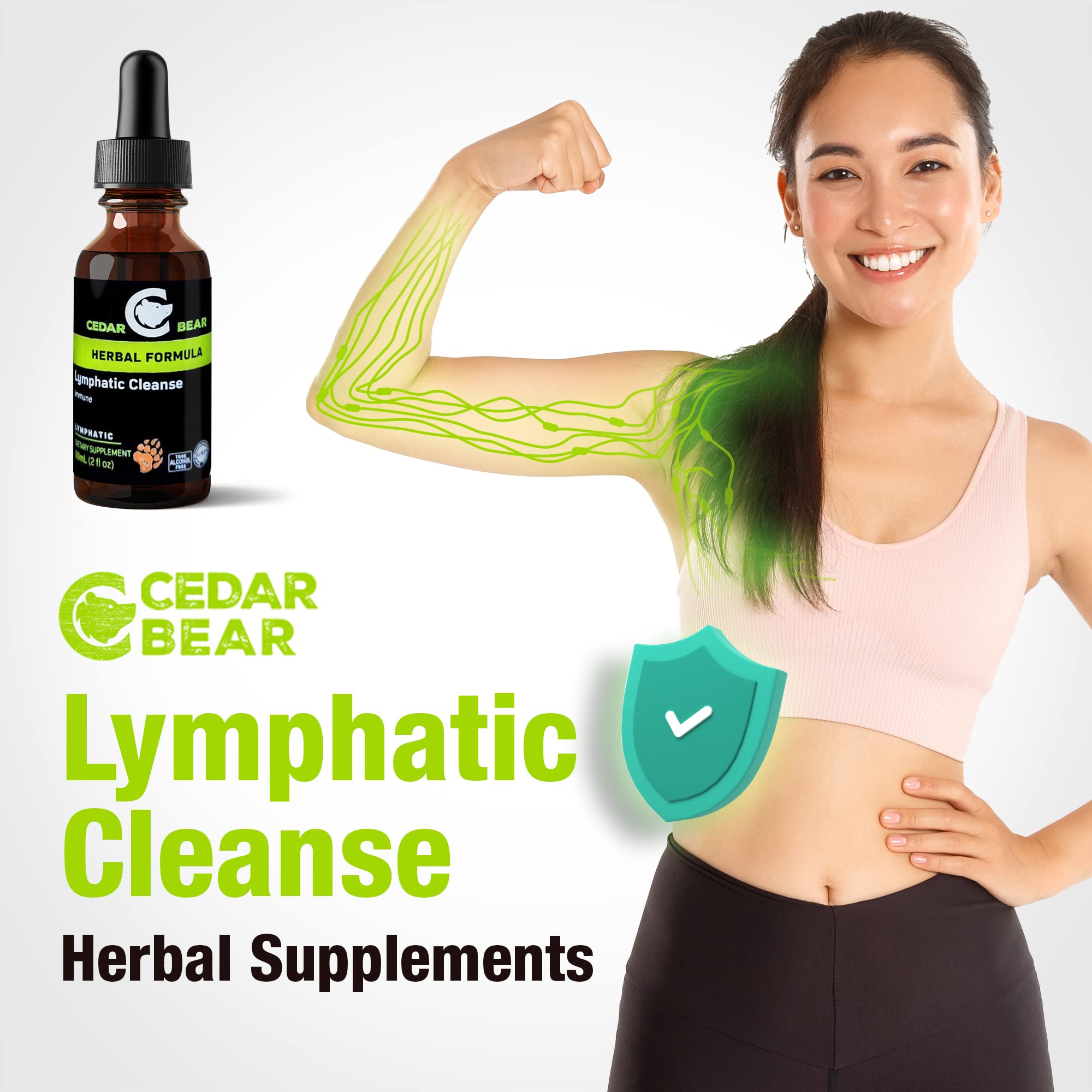 Cedar Bear Naturales 2 fl oz bottle ready for portable wellness