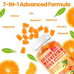 Ceecisee gummies close-up reveals soft texture and citrus flavor.