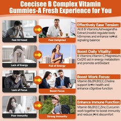 Ceecisee vegan sugar-free peach gummies packaging suitable for daily use
