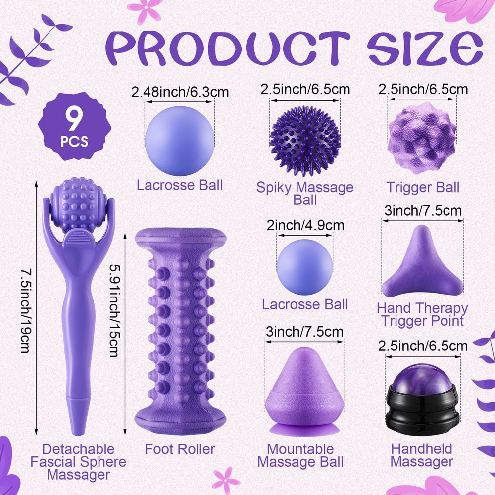 Ceenna suction cup triangle massager enables hands-free massage on walls or floors.