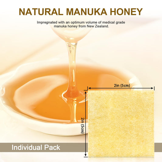 Ceeport Manuka Honey dressing individual pack, hygienic single-use wrapper