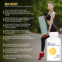 CELCLENE MagEnergy high magnesium capsules support steady electrolyte balance.