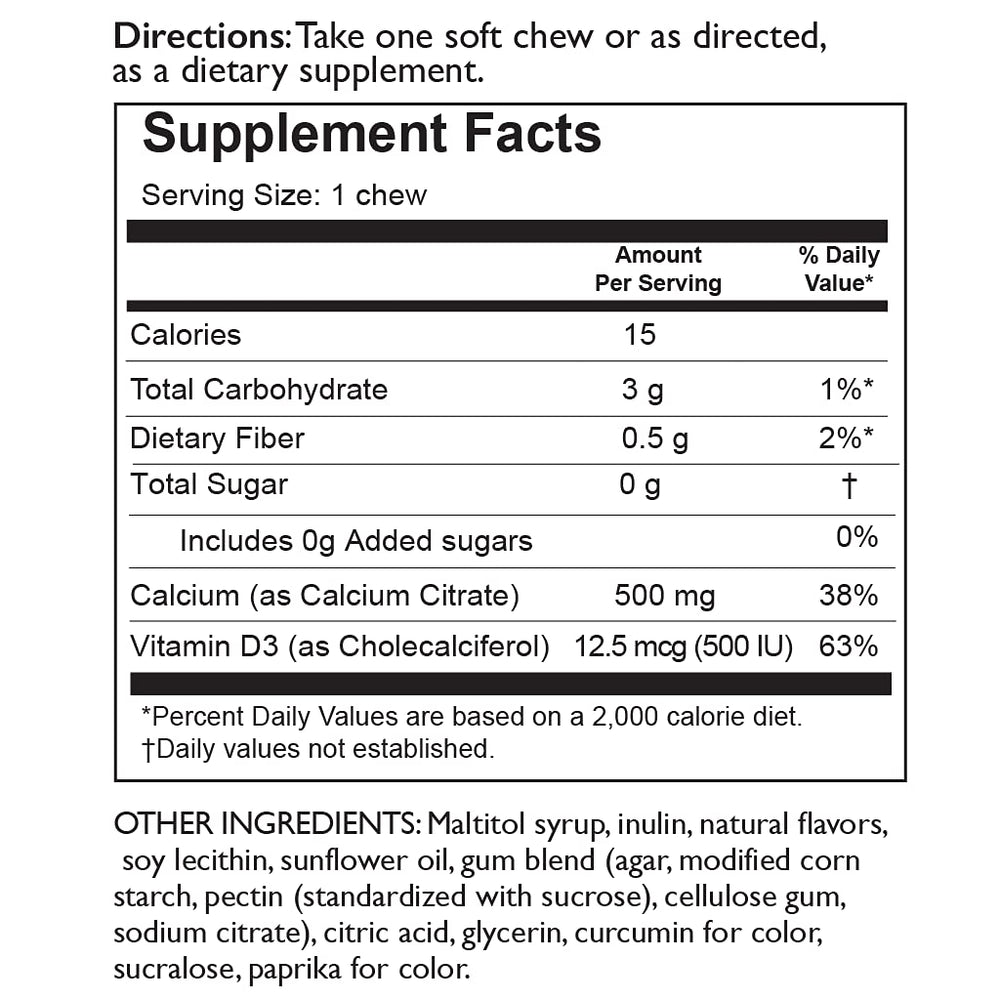 Serving Celebrate Bariatric Soft Chews for daily calcium and vitamin D support