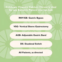 Celebrate Vitamins Bariatric soft chews smooth non-gritty texture wont stick to teeth