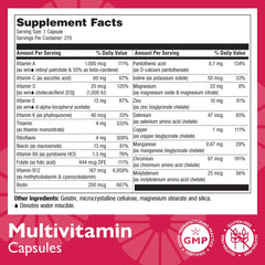 Celebrate Vitamins bariatric multivitamin daily dosing guide showing three-times-a-day schedule.