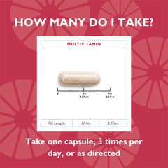 Celebrate Vitamins bariatric multivitamin label highlighting essential vitamins and minerals.