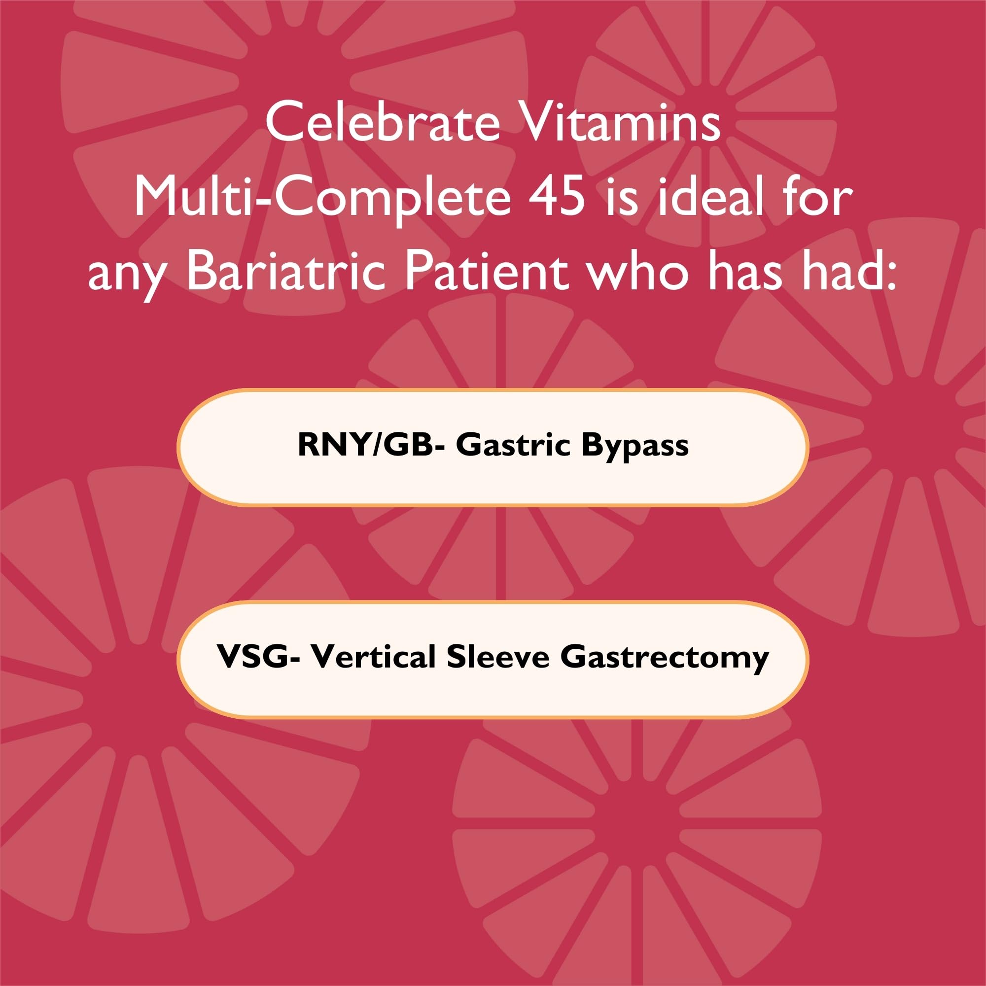 Gluten-free and sugar-free Celebrate chews support dietary needs in bariatric care.