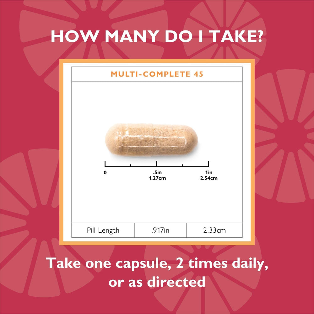 Celebrate Vitamins Multi-Complete label detail showcases comprehensive nutrition for bariatric patients.