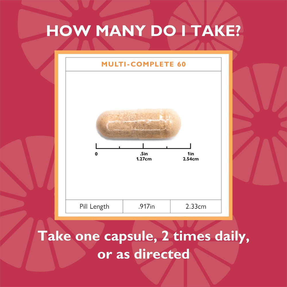 Celebrate Vitamins Multi-Complete label info emphasizes ASMBS-aligned gluten-free nutrition.