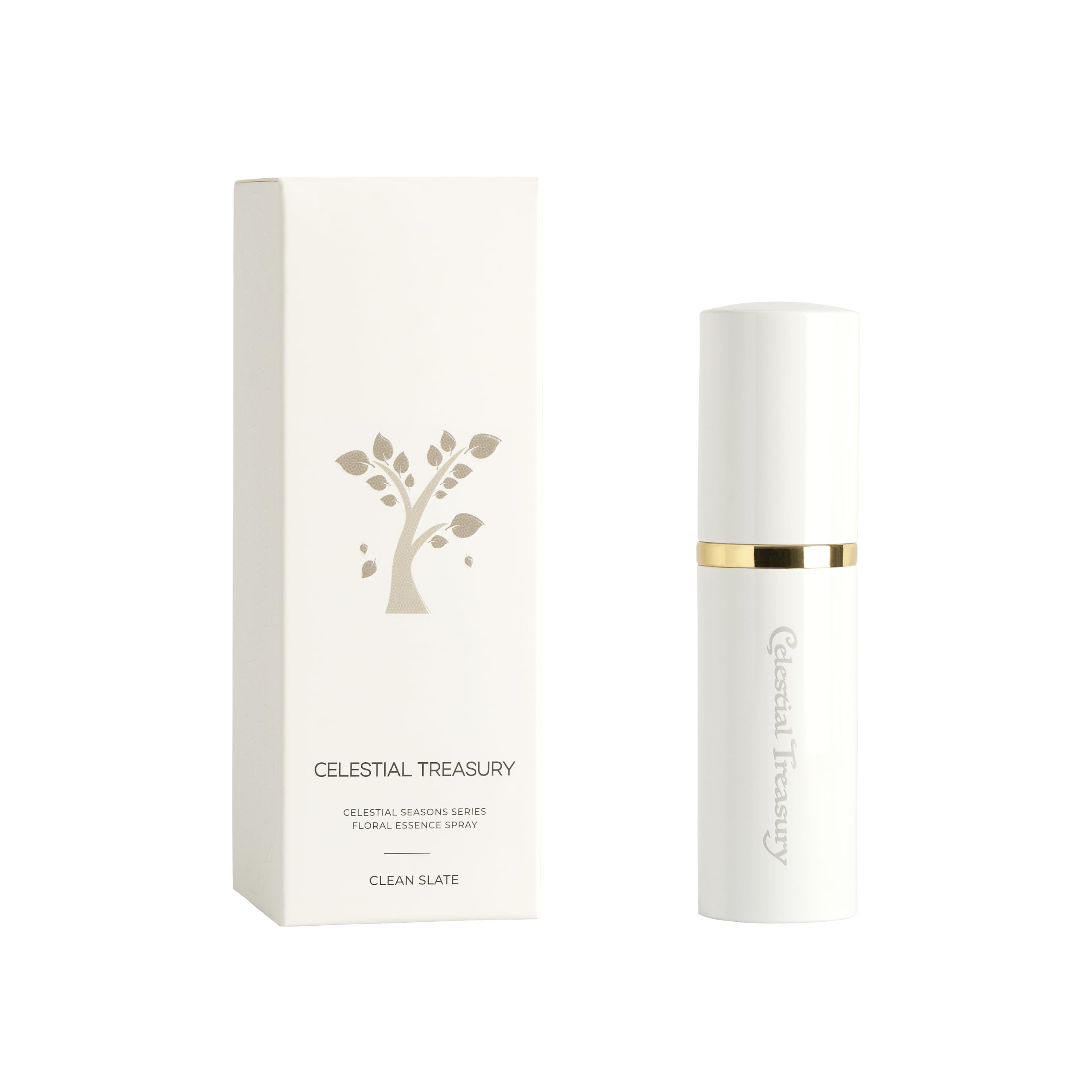 Celestial Treasury Blessed Floral Essence Spray bottle for a calming daily ritual.