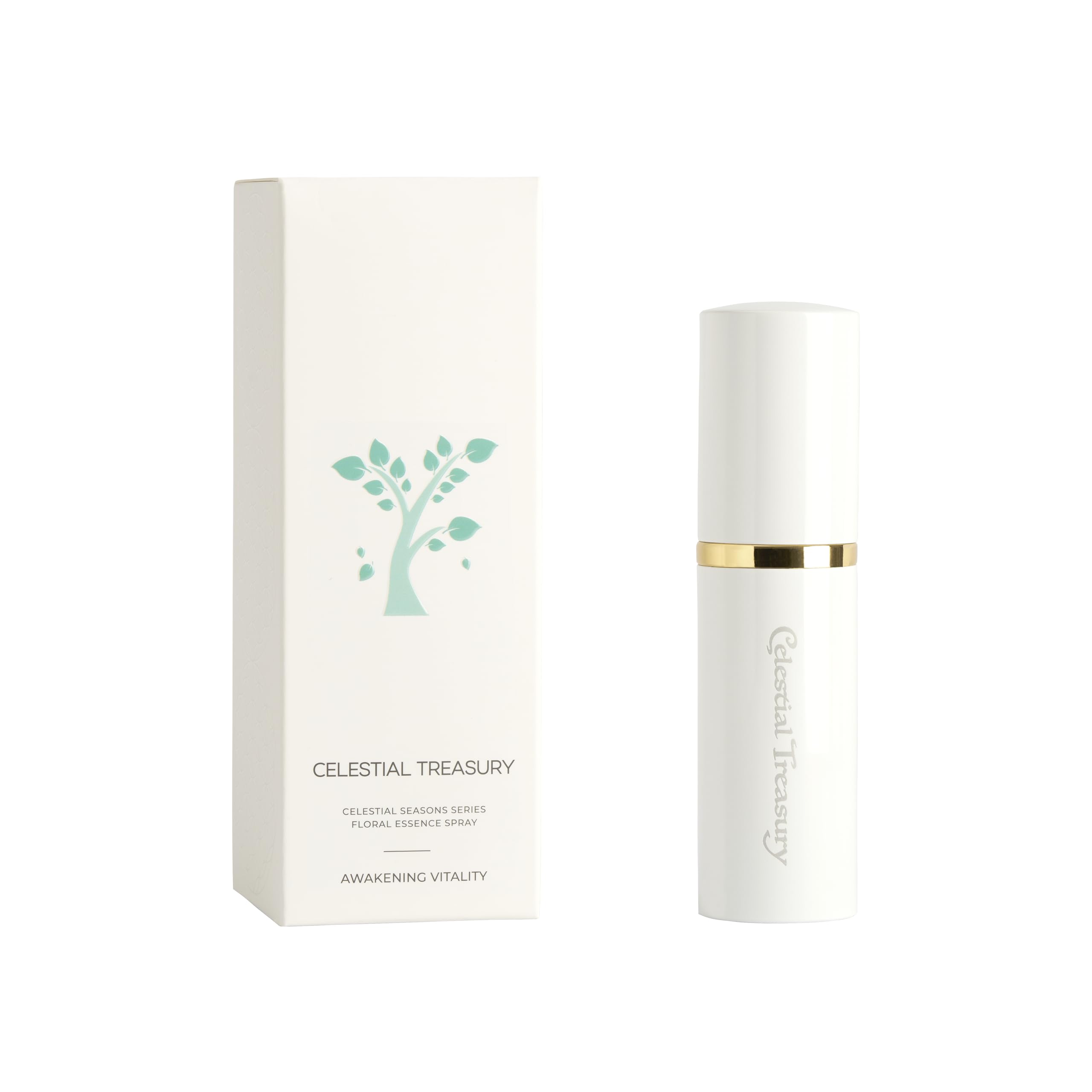 Celestial Treasury Blessed Floral Essence Spray bottle ready for energizing daily rituals and energy flow