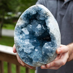 Celestine cluster unique-formation-variation ensures a one-of-a-kind treasure.