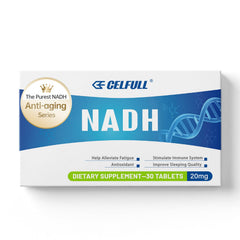 CELFULL NADH bottle with coating boosts absorption and energy support