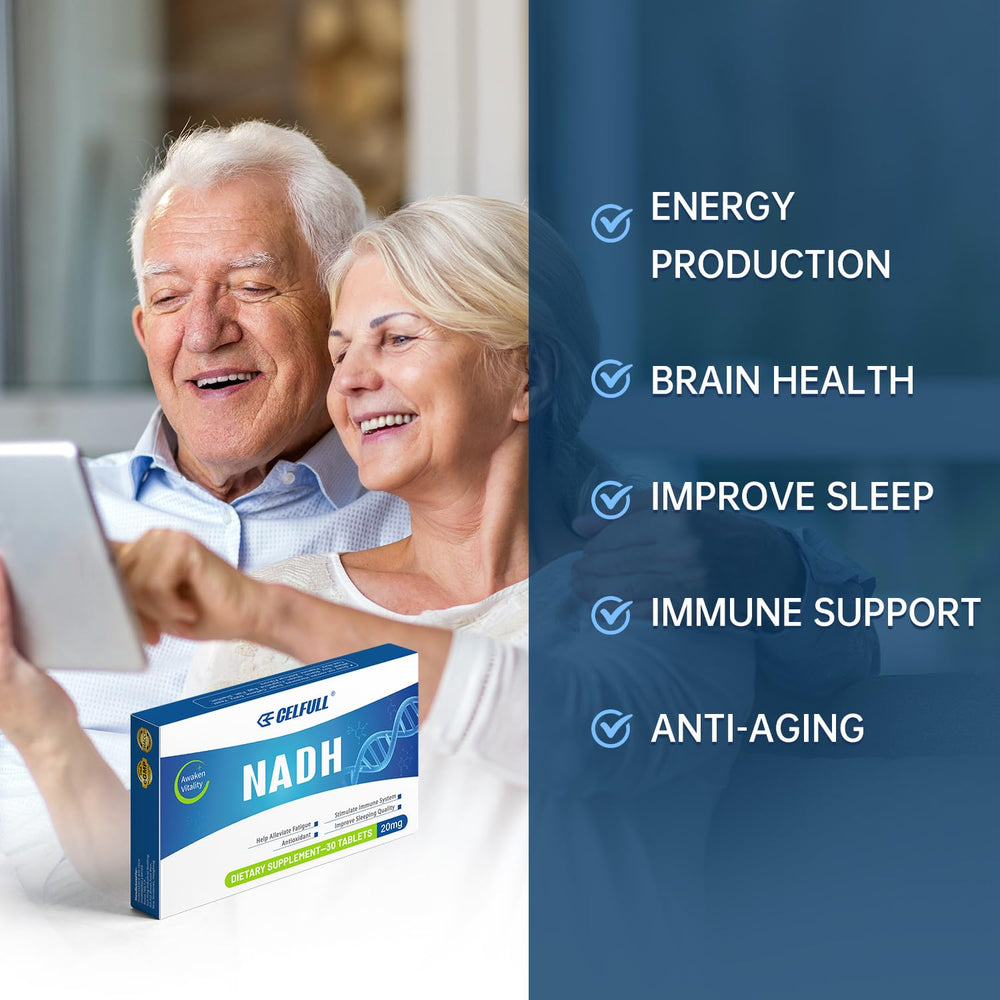 Gift-ready CELFULL NADH box suitable for wellness-minded friends and family