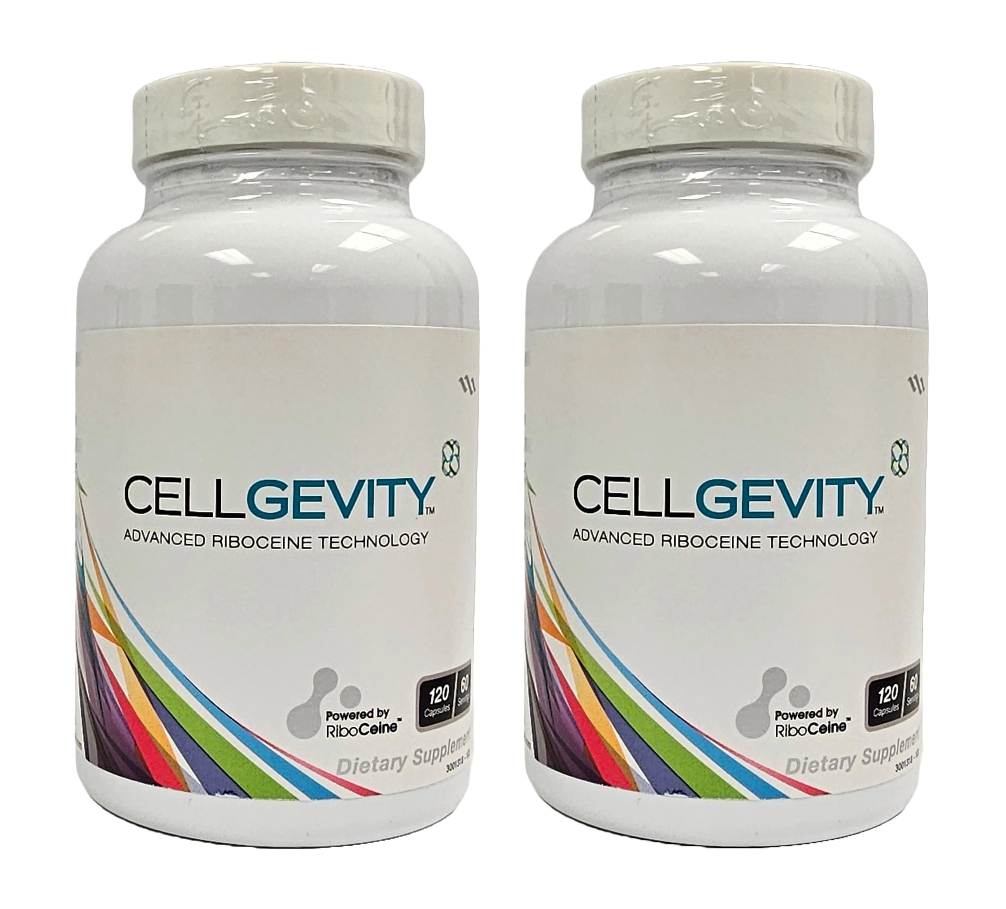 CELLGEVITY Cellgevity bottle front showing RiboCeine for potential glutathione support