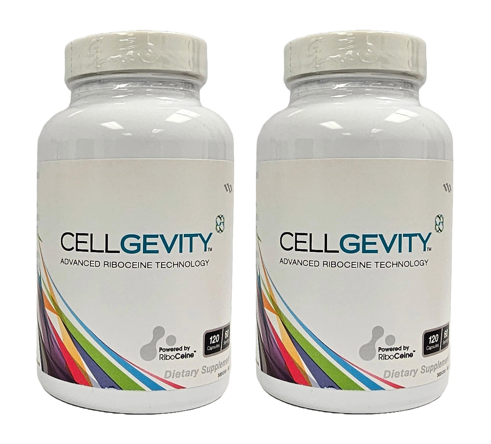 CELLGEVITY Cellgevity bottle front showing RiboCeine for potential glutathione support