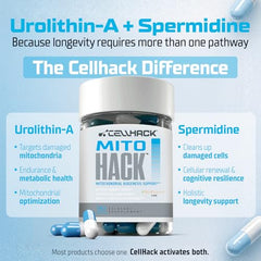 CellHack MITOHACK BioPerine absorption boost for better uptake