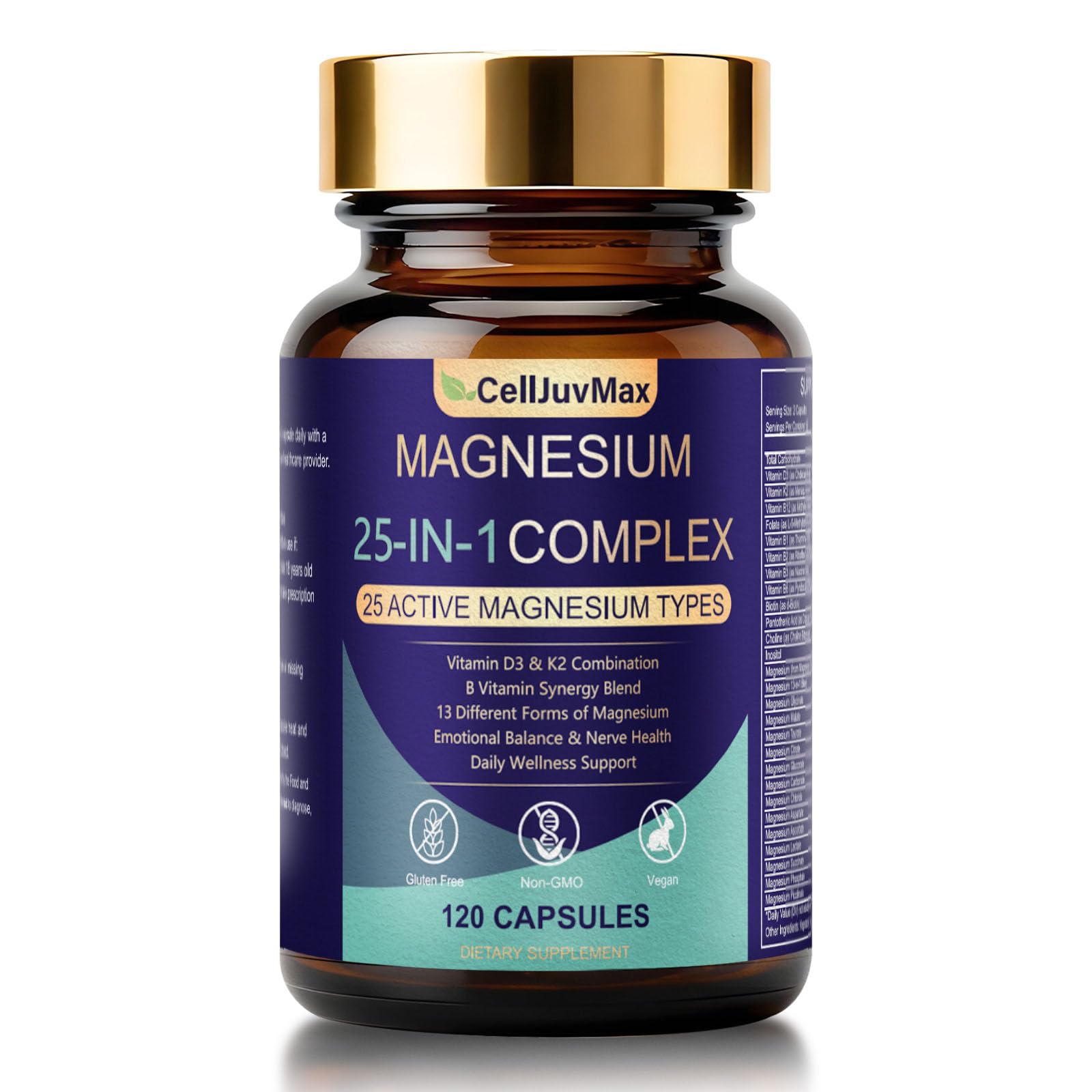 CellJuvMax magnesium post-workout scene suggests recovery-friendly support.