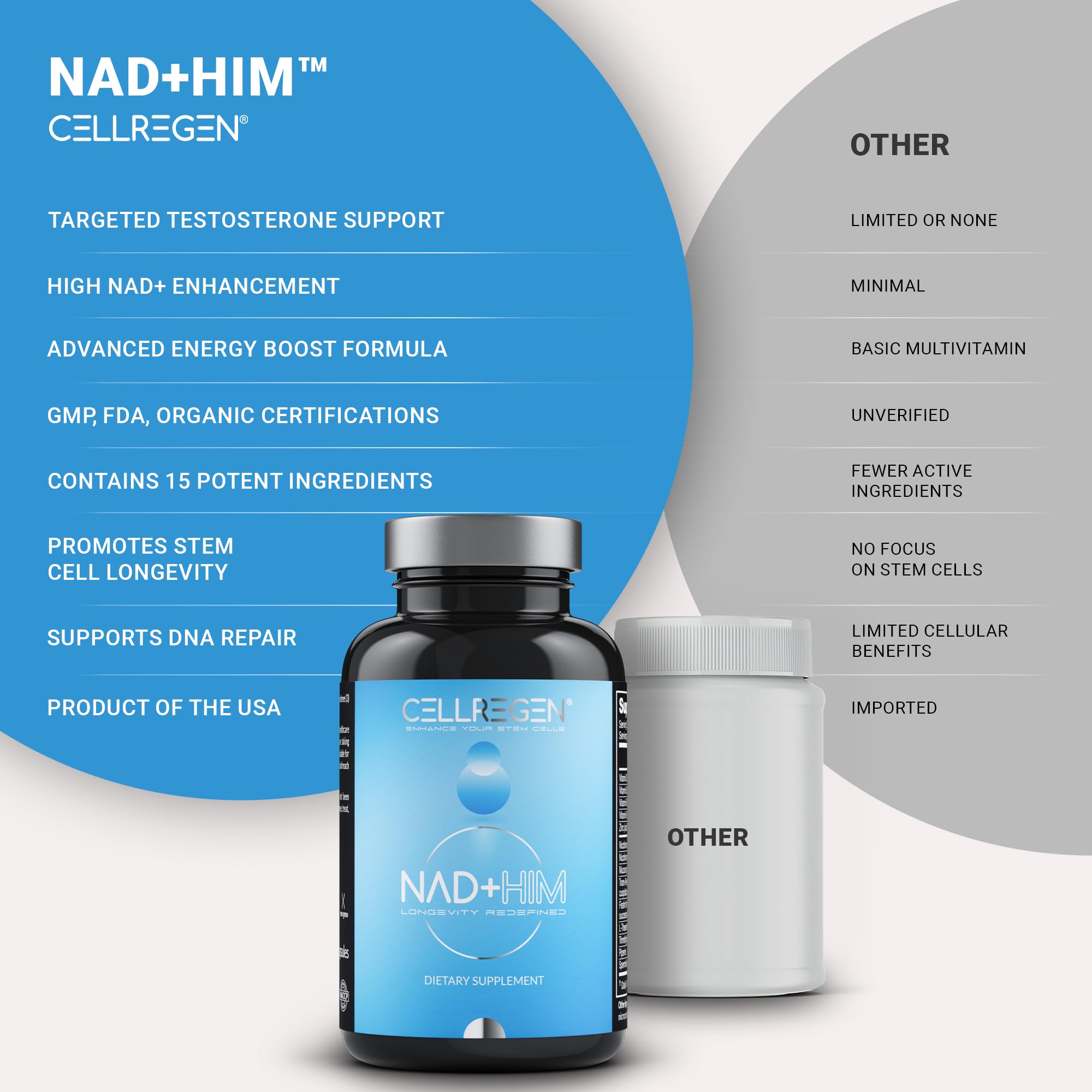 Cellregen NAD Him ingredient mucuna pruriens image highlights mood and movement support.