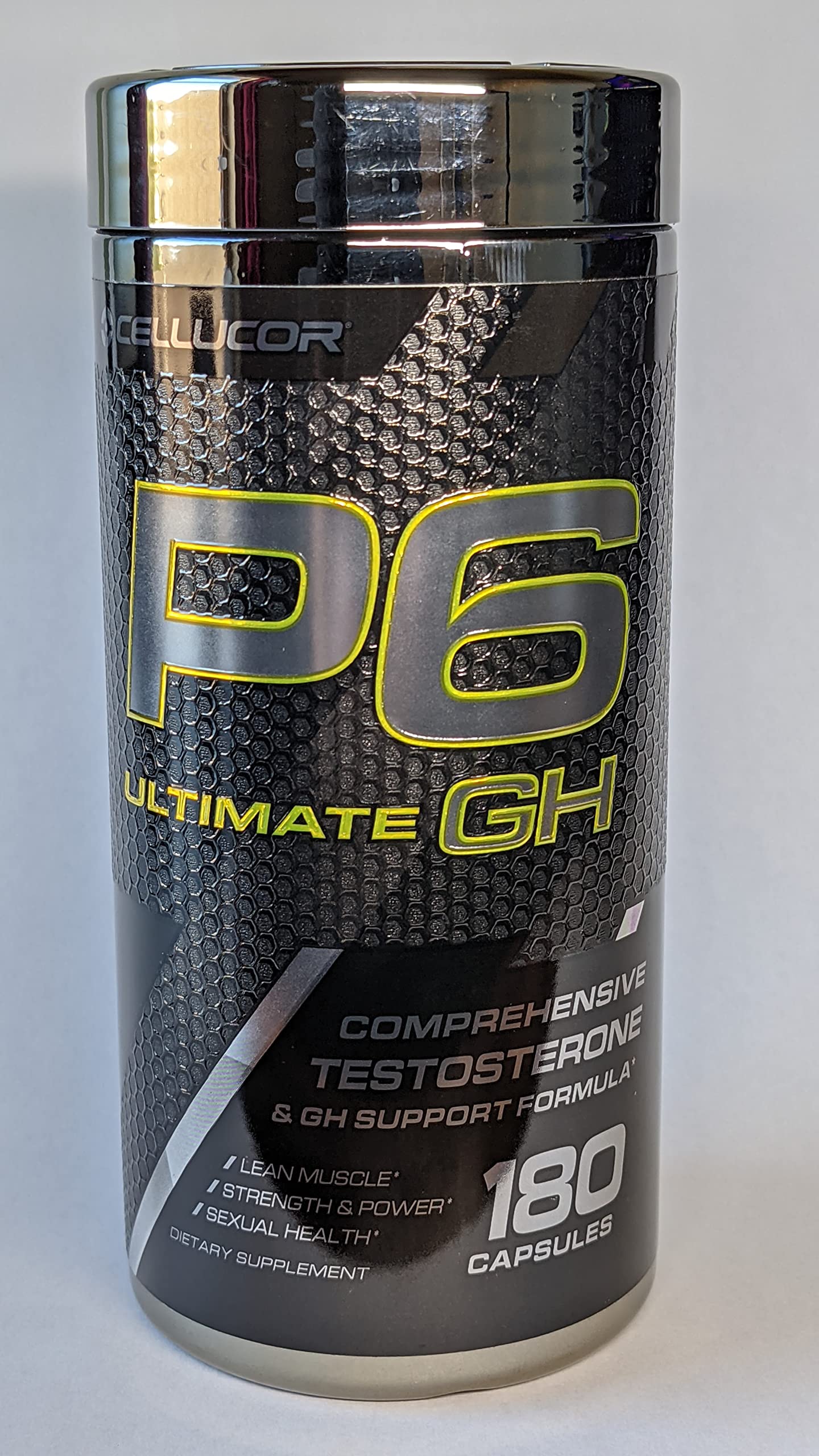 Cellucor P6 packaging and branding image showcasing premium formula.