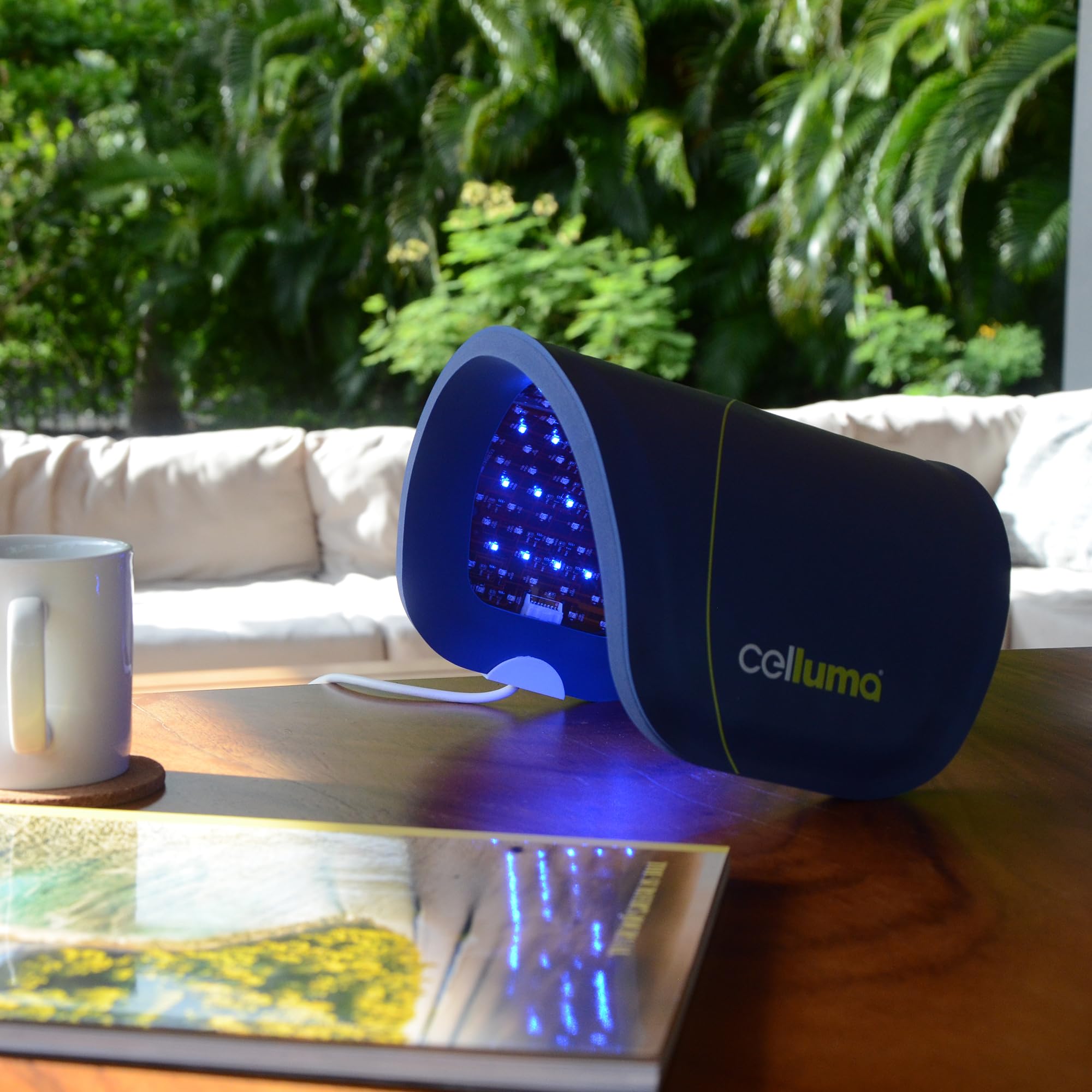 Celluma LITE portable design supports convenient home therapy sessions.
