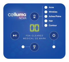 Digital control panel with timer on the Celluma NOVA.